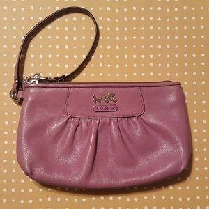 Coach Purple Wristlet